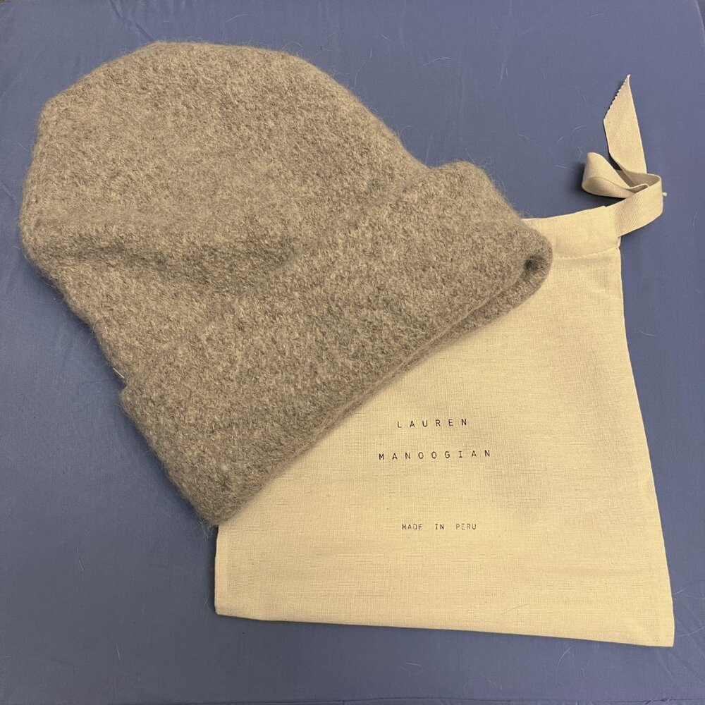 LAUREN MANOOGIAN CARPENTER HAT DUSK ALPACA  BNWT